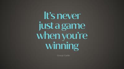 Quote game winning 4k wallpaper