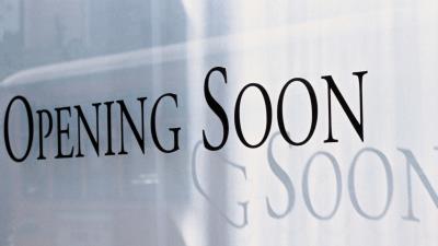 Shop showcase glass lettering openin 4k wallpaper