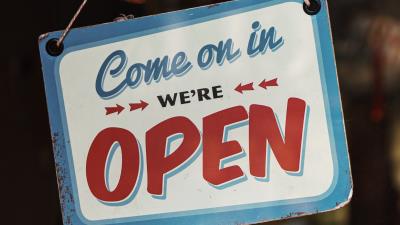 Sign inscription open 4k wallpaper