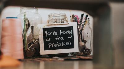 Sign inscription problems 4k wallpaper