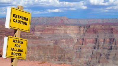 Sign inscription warning image 4k wallpaper