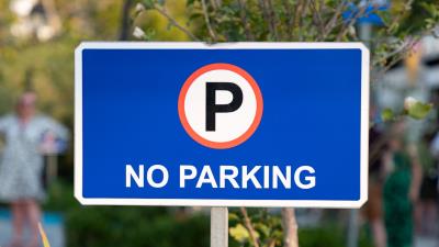 Sign pointer prohibited 4k wallpaper