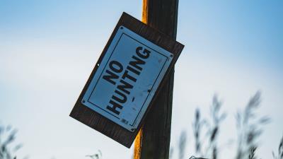 Sign warning prohibition 4k wallpaper