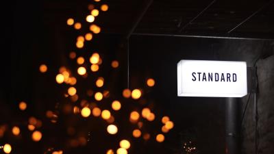 Standard inscription signboard 4k wallpaper