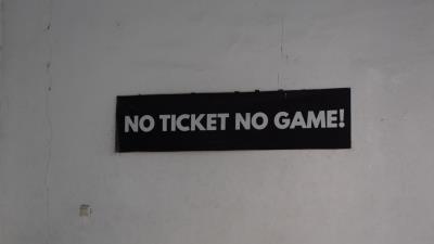 Ticket game inscription 4k wallpaper