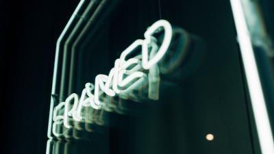 Words inscription glow 4k wallpaper