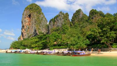 Tropics sea beach stones 4k wallpaper