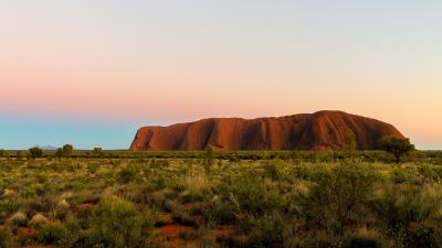 Uluru Sunrise Wallpaper 4k wallpaper