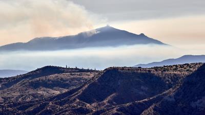 Volcano mountains peak 4k wallpaper