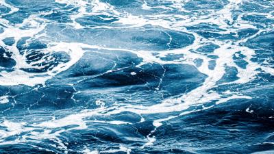 Water foam waves 4k wallpaper