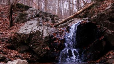 Waterfall rock stream image 4k wallpaper