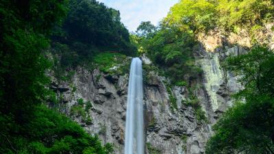 Waterfall rocks stones f 4k wallpaper