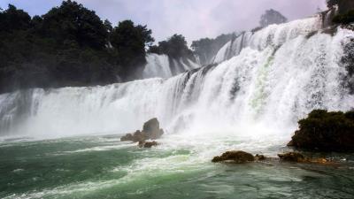 Waterfall stream water 4k wallpaper