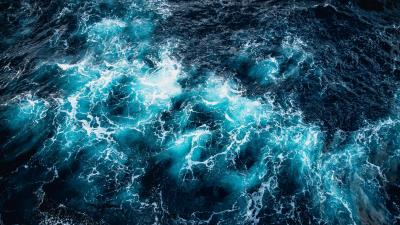 Waves foam water image 4k wallpaper