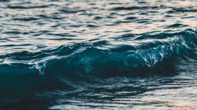 Waves ripples sea 4k wallpaper