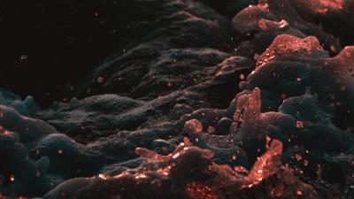 Waves spray foam 4k wallpaper