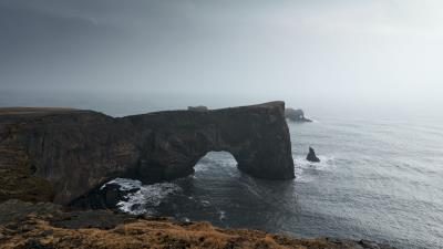 Arch rocks cliff 4k wallpaper