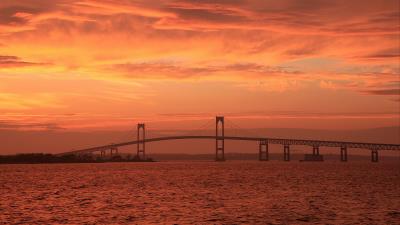 Bridge architecture sea image 4k wallpaper