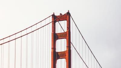 Bridge architecture sea 4k wallpaper
