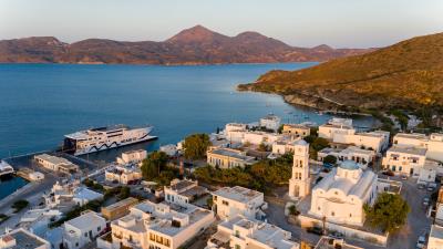 Buildings city mountains 4k wallpaper