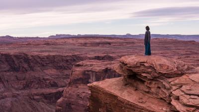 Canyon alone solitude 4k wallpaper
