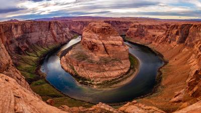 Canyon river rocks 4k wallpaper