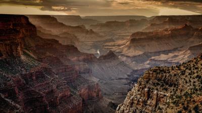 Canyon rocks mountains 4k wallpaper