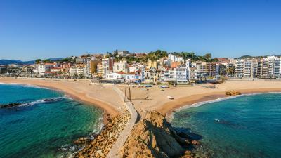 Catalonia resort beach wallpaper 4k wallpaper