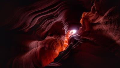 Cave dark rock 4k wallpaper