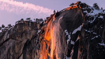 Cliff rock mountain 4k wallpaper