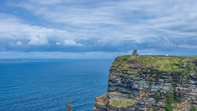 Cliff rock sea image 4k wallpaper