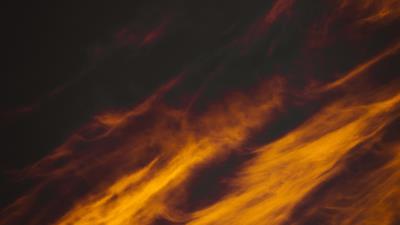 Clouds porous sunset sky 4k wallpaper
