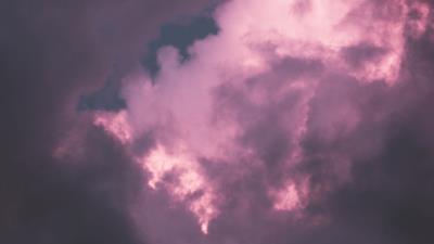 Clouds sky purple 4k wallpaper