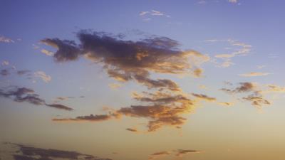 Clouds sky sunset ia 4k wallpaper