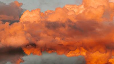 Clouds water reflection 4k wallpaper