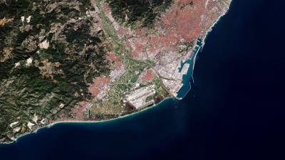 Coast relief water 4k wallpaper