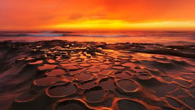 Coastal Potholes Wallpaper 4k wallpaper