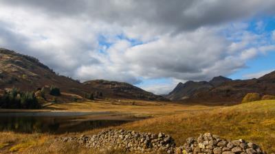 Cumbria england lake sky 4k wallpaper
