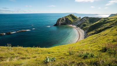 Durdle door coastline 4k wallpaper