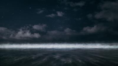 Fog horizon sky overcast 4k wallpaper