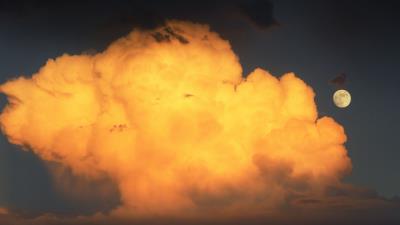 Full moon cloud moon 4k wallpaper