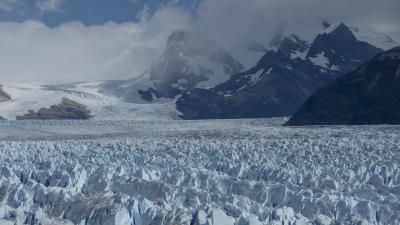 Glacier ice mountains 4k wallpaper