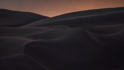 Hills desert sand 4k wallpaper