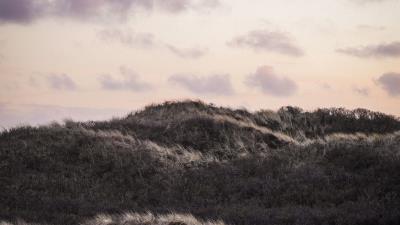 Hills grass clouds 4k wallpaper