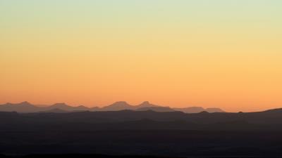 Hills mountains sunset image 4k wallpaper