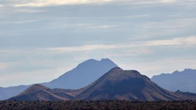Hills relief clouds 4k wallpaper