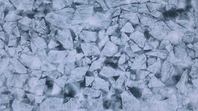 Ice floes ice cranny 4k wallpaper