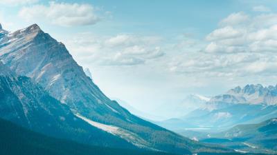 Lake mountains trees img 4k wallpaper