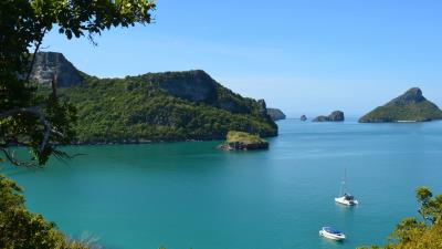 Landscape thailand sea koh samui nature 4k wallpaper