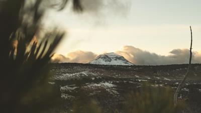 Mountain peak landscape 4k wallpaper